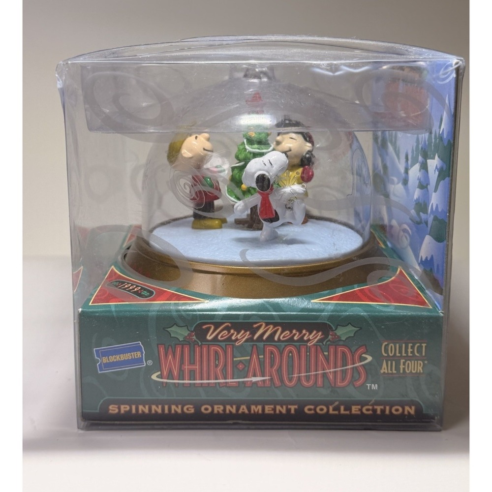 Very Merry Whirl-Arounds Blockbuster Spinning Ornament A Charlie Brown Christmas - Picture 4 of 6